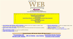 Desktop Screenshot of corewebprogramming.com