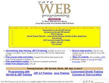 Tablet Screenshot of corewebprogramming.com